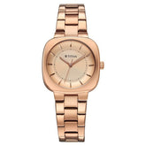 Titan Horizon Women's Watch Analog Rose Gold Dial & Stainless Steel Band, 95296WM01